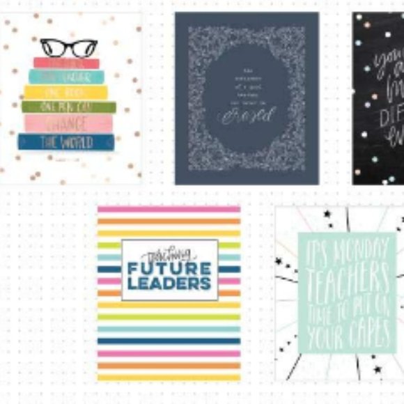 MAMBI Classroom Wall Art Teacher Change The World - Picture 4 of 6